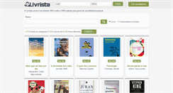 Desktop Screenshot of livrista.com.br